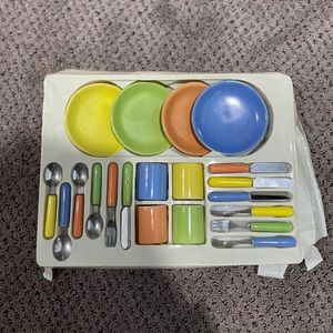 American Girl Doll Metal Dish Set